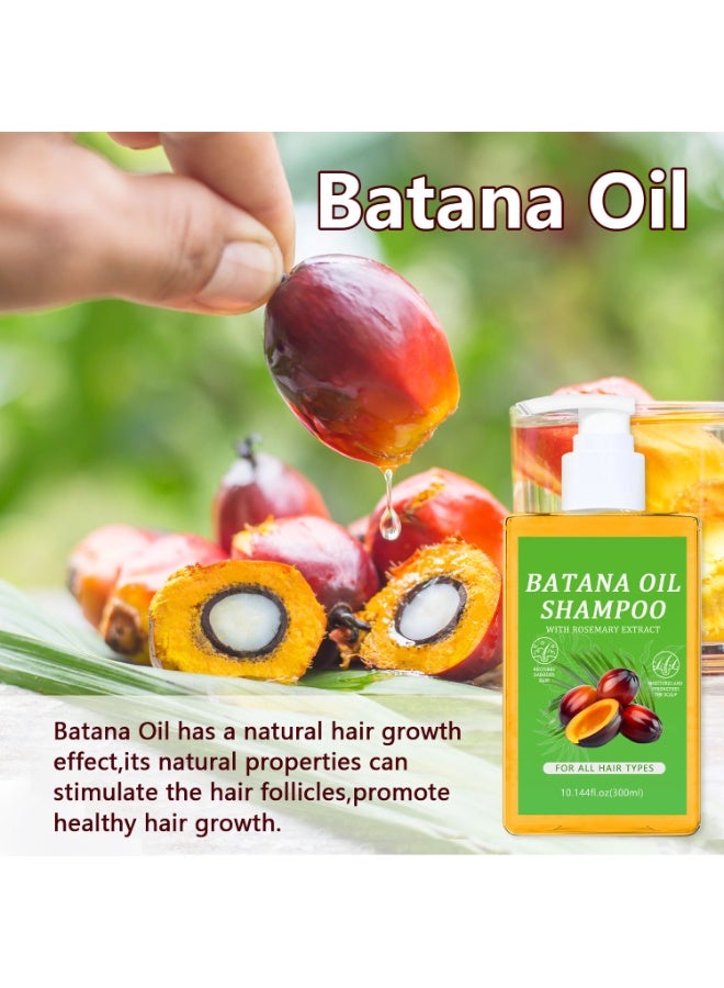 شامبو زيت باتانا ذو القوة الاحترافية: ينظف فروة الرأس ويصلح الشعر التالف بشكل مكثف – يرطب الخصلات الجافة، يقوي الشعر لمنع التكسر وتقصف الأطراف، يحافظ على الرطوبة للحصول على شعر ناعم وخالي من التجعدات وسهل التصفيف. - Image 3